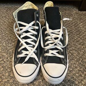 Converse Black and White High-Top Sneakers